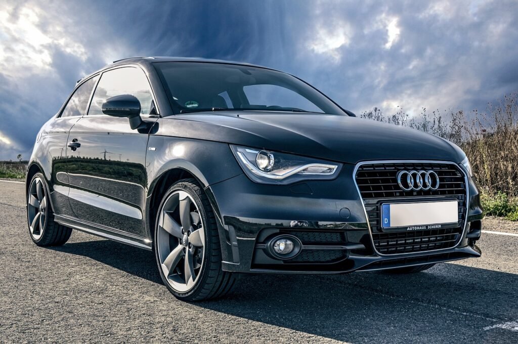 automobile, audi, black, vehicles, tuning, sports car, small car, mood, dramatic, blue, dark, dark blue, gray, anthracite, dare, road, front, front view, in front, engine hood, s1, a1, audi, audi, audi, audi, audi